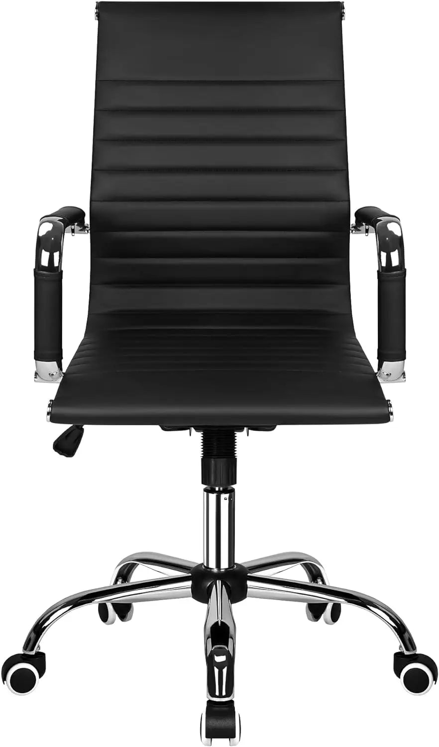 Silla de oficina ergonómica T-Loving con altura ajustable, función reclinable y cuero PU para un diseño moderno, perfecta para la oficina en casa o el estudio.