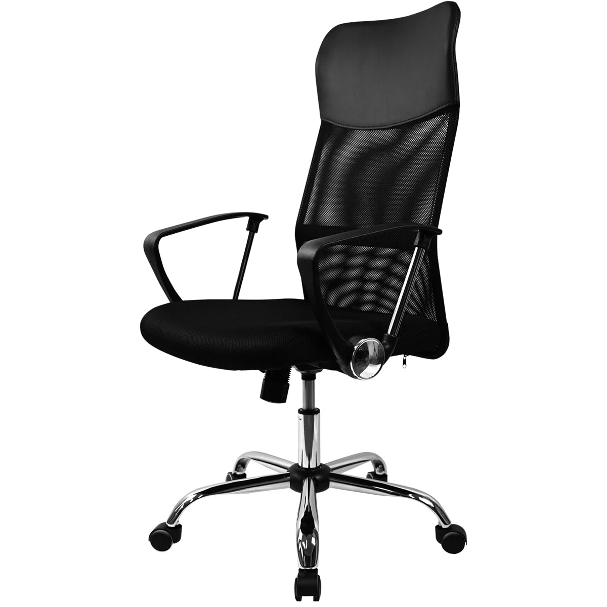 Silla de oficina T-LoVendo TLV-AM-OC621 con giro de 360 ​​grados, diseño ergonómico de malla, altura ajustable, peso máximo 120 kg, ideal para oficina en casa y estudio.
