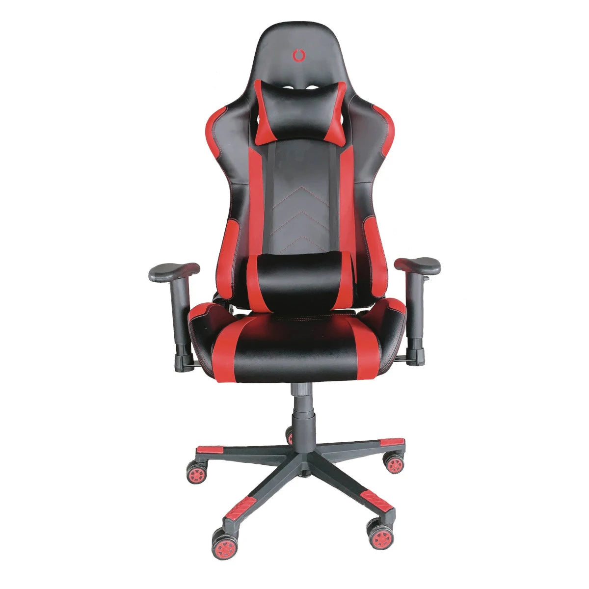 Silla Gaming Ergonómica PRIXTON con Altura Ajustable y Reposabrazos, Reclinable 180º, Construcción Metálica PVC, Incluye Cojines de Soporte Lumbar y Cervical, Ideal para Oficina en Casa o Gaming, Soporta hasta 140 kg